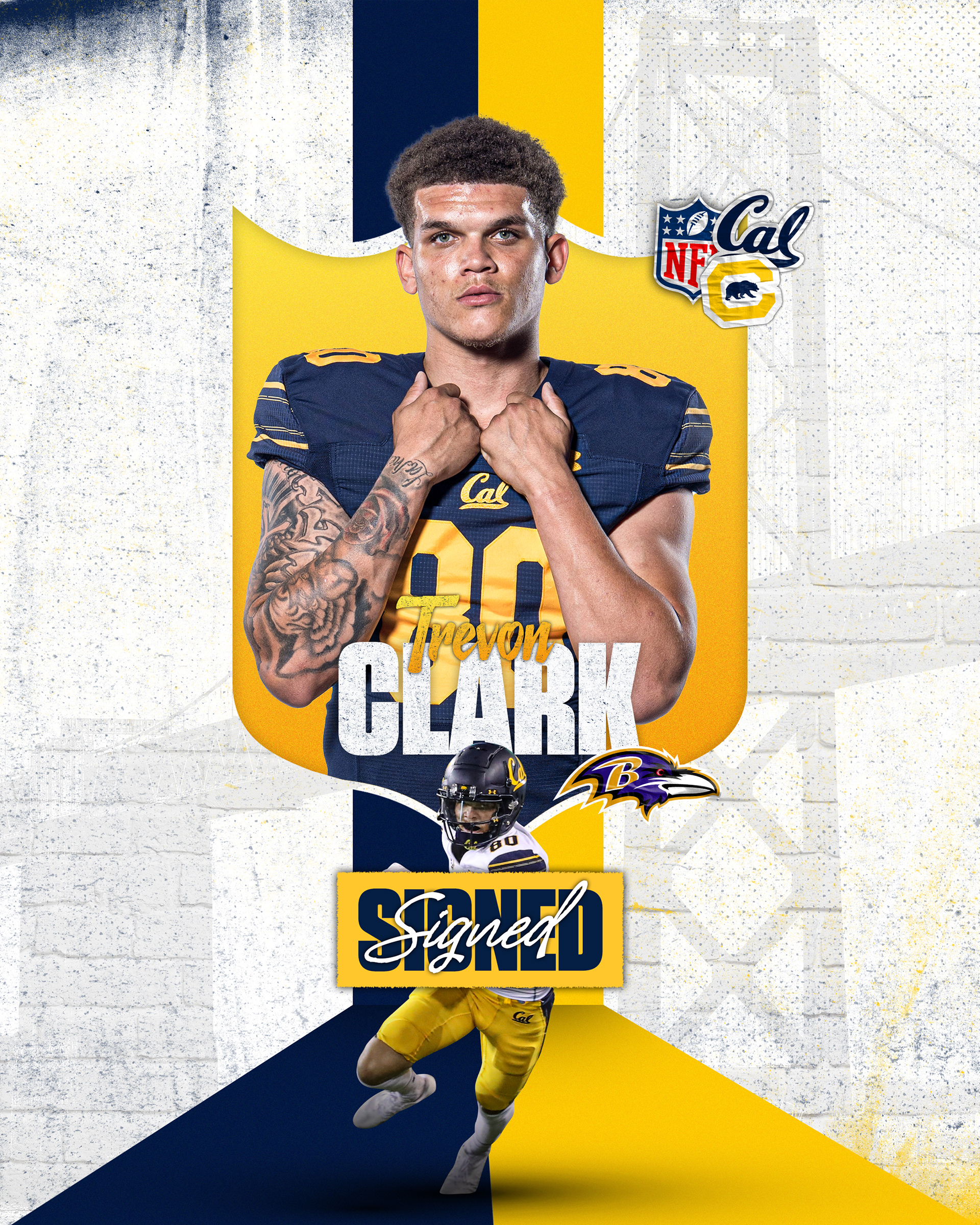Cal NFL Draft Clark Signed 2022
