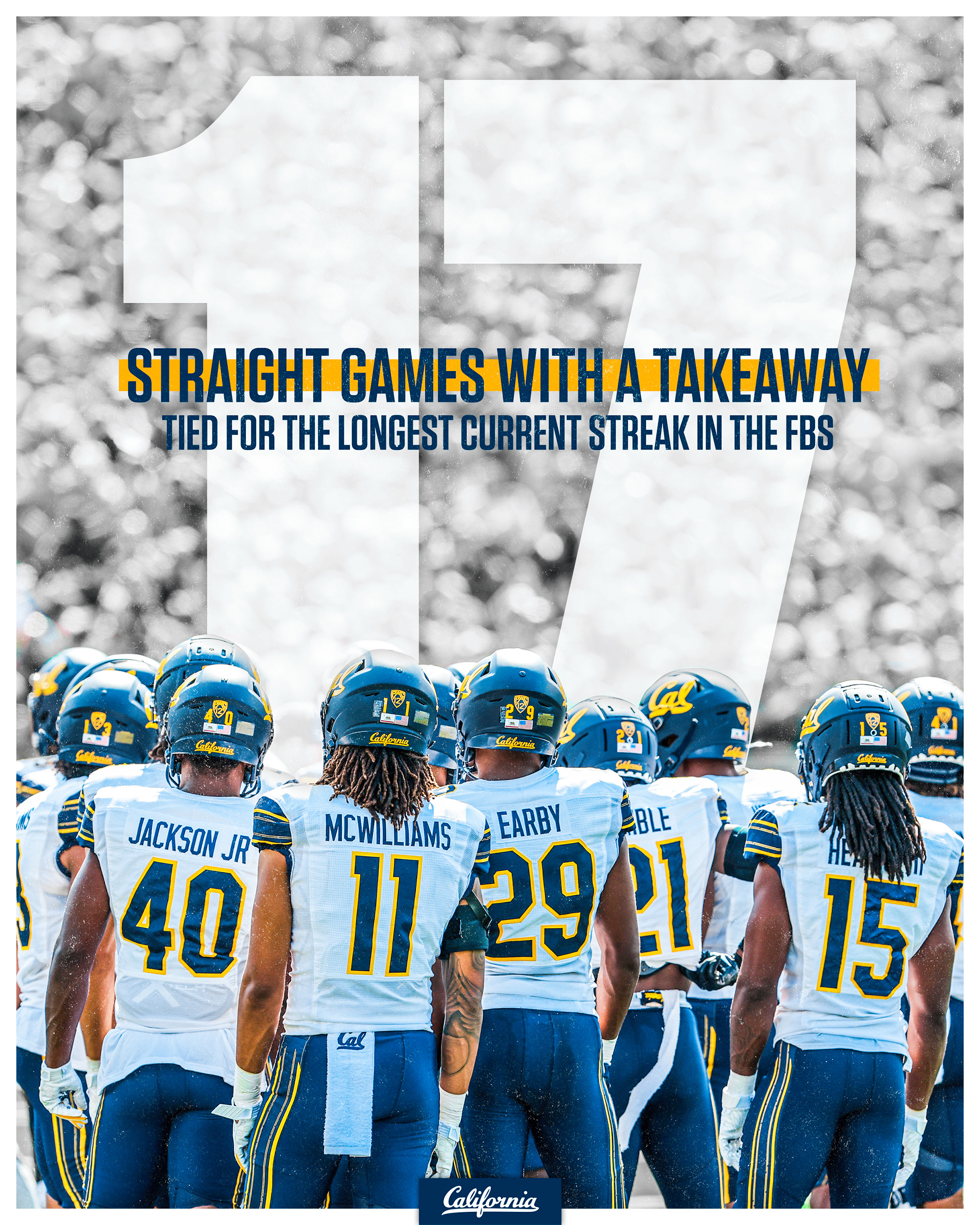 Cal Takeaway Streak Statistics 2022