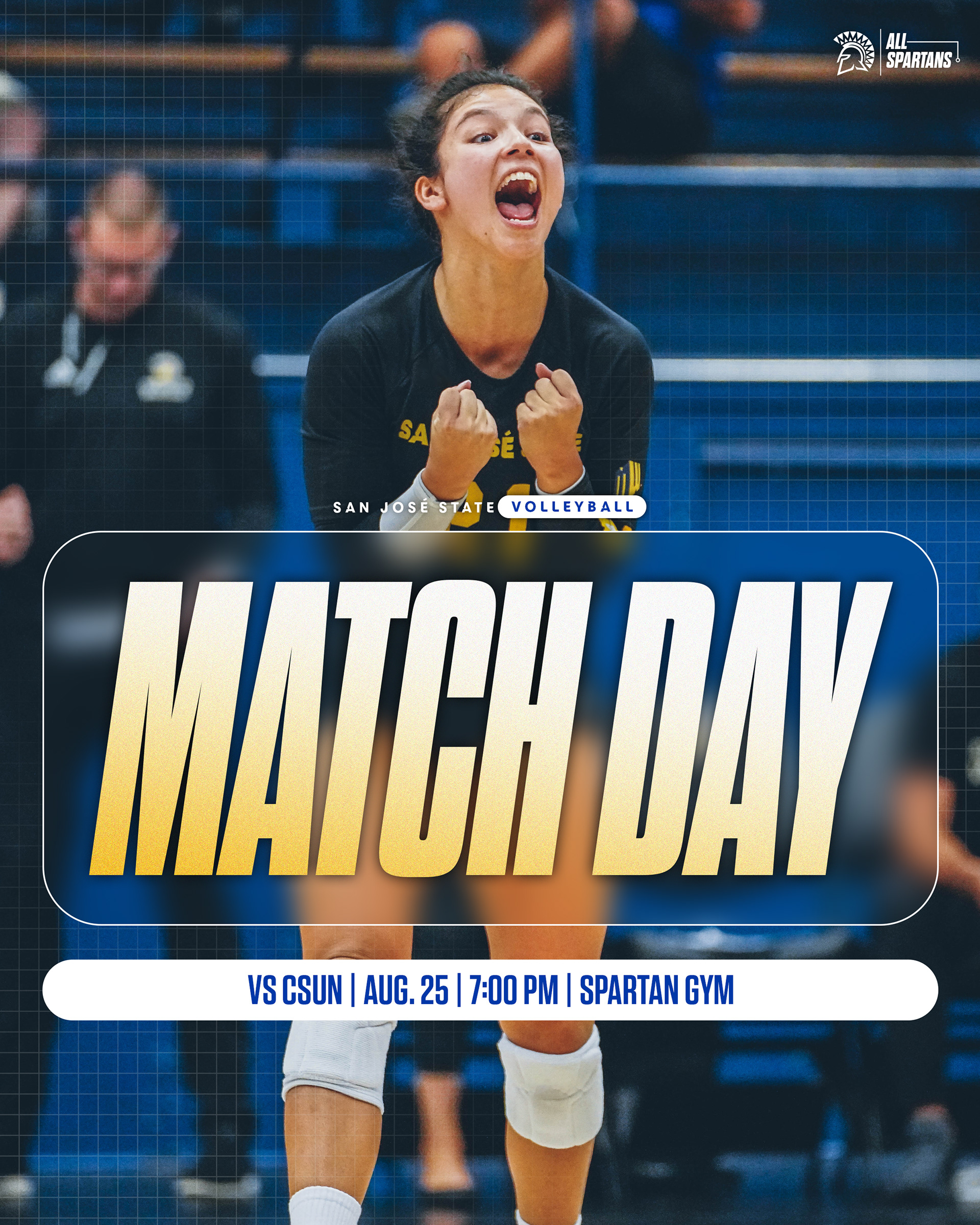 SJSU Volleyball Match Day Templates Fall 2023