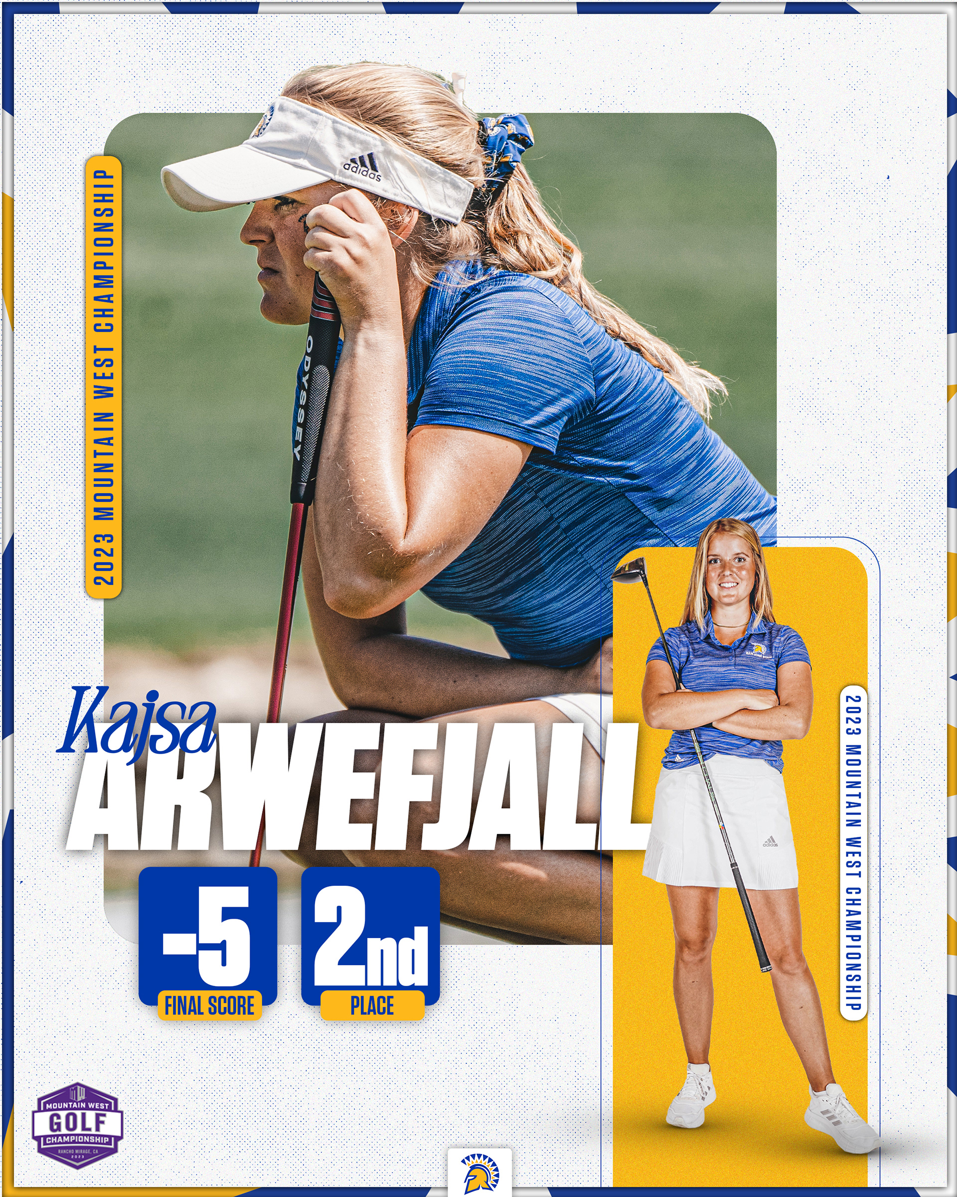 SJSU Women's Golf Kajsa MW Champs 2023