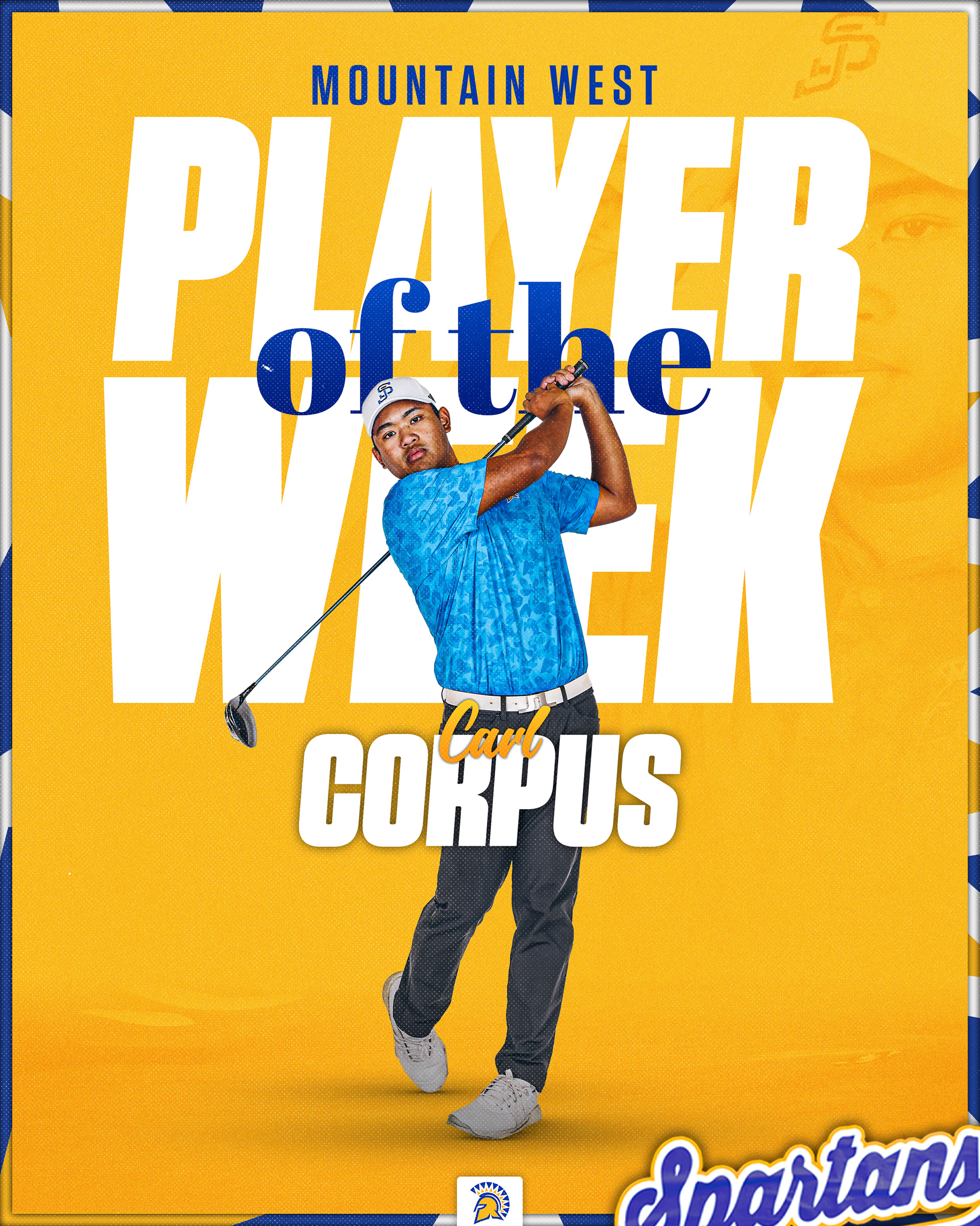 SJSU Men's Golf Corpus Player of the Week 2023