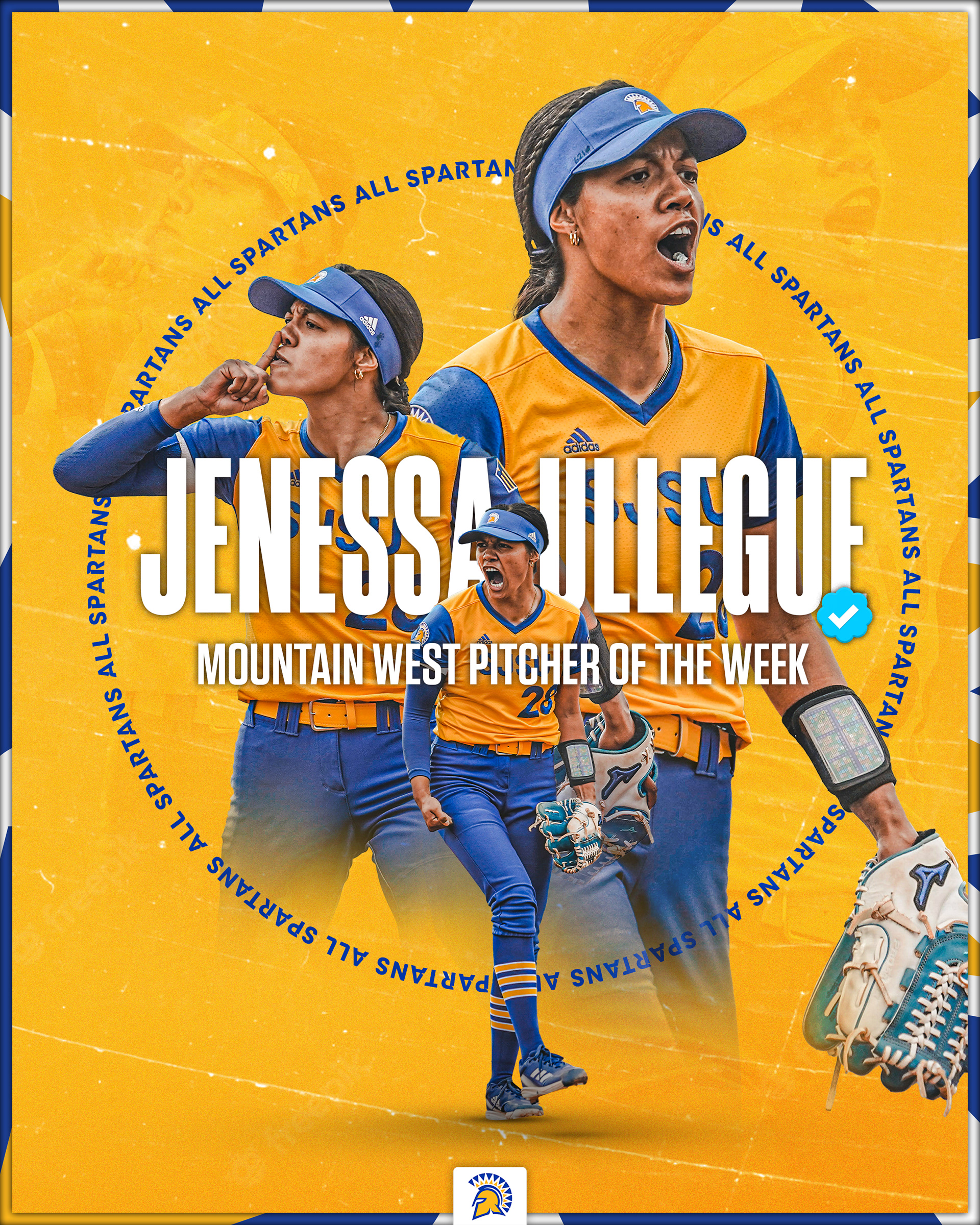 SJSU Softball Ulluege Player of the Week 2023