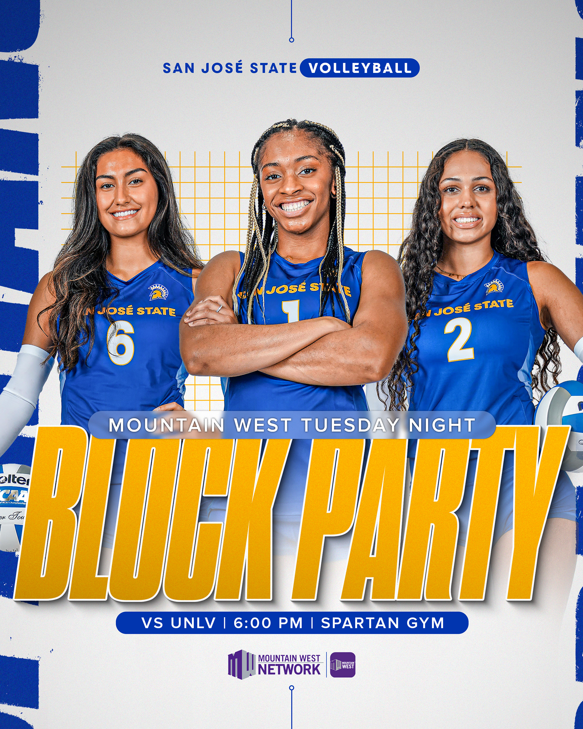 SJSU Volleyball Block Party Fall 2023
